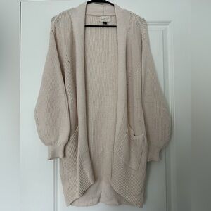 Universal Thread Cream Knit Long Cardigan